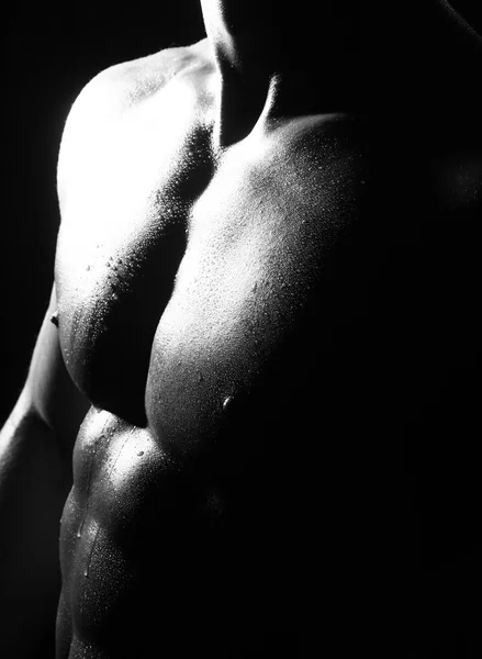 Manliga nakna bröst — Stockfoto