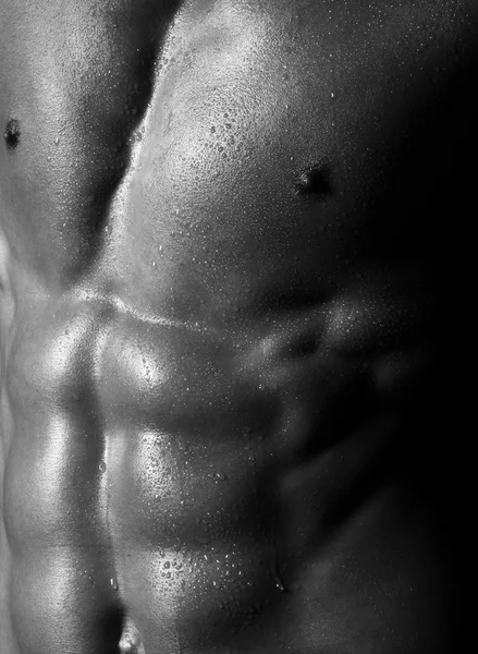男性的肌肉躯干 — 图库照片