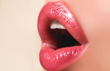 Girls sexual lips. Night flirt, and blowjob.