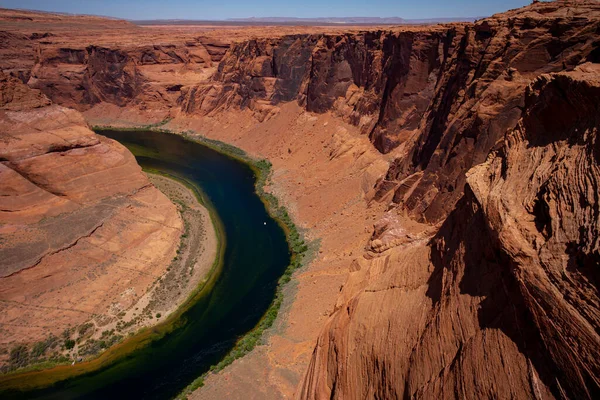 Colorado River im Grand Canyon. Hufeisenkurve im Grand Canyon Nationalpark. — Stockfoto