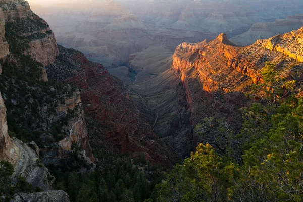 Superbe photo du parc national du Grand Canyon. États-Unis anveture voyage. Panorama Arizona. — Photo