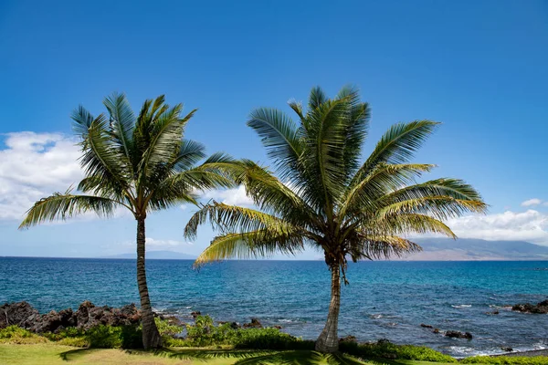 Plaża na wyspie Maui, Aloha Hawaje. — Zdjęcie stockowe