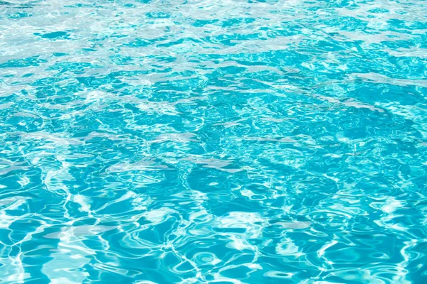 Background of water, surface blue swimming pool. — Stock Photo, Image