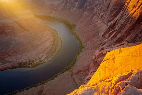 Arizona Horseshoe Bend of Colorado River dans le Grand Canyon. — Photo