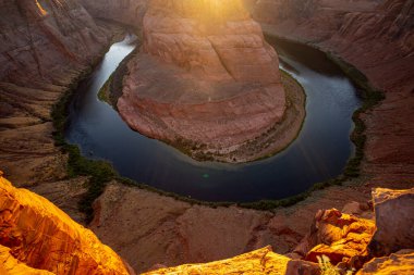 Arizona Horseshoe Bend Colorado Nehri Grand Canyon 'da.