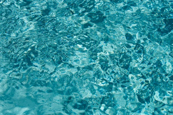 Fondo di acqua, superficie piscina blu. — Foto Stock