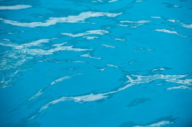 Suyun arka planı, yüzey mavisi yüzme havuzu.