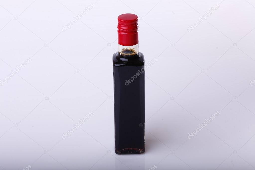 Soy sauce in bottle