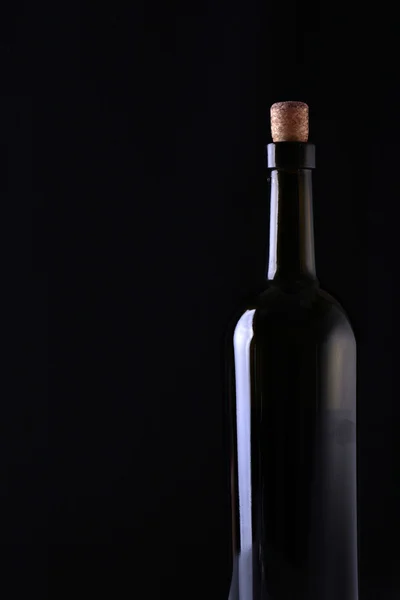 Fles rode wijn — Stockfoto