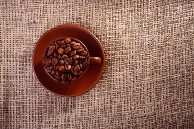 Kahve çekirdekleri.