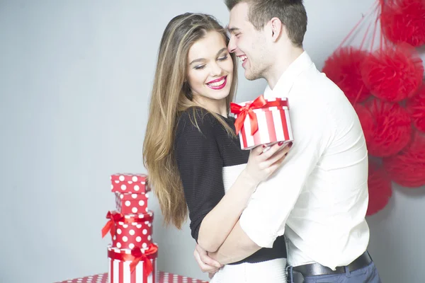 Pareja romántica de amantes —  Fotos de Stock