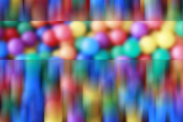 Blured colorful balls