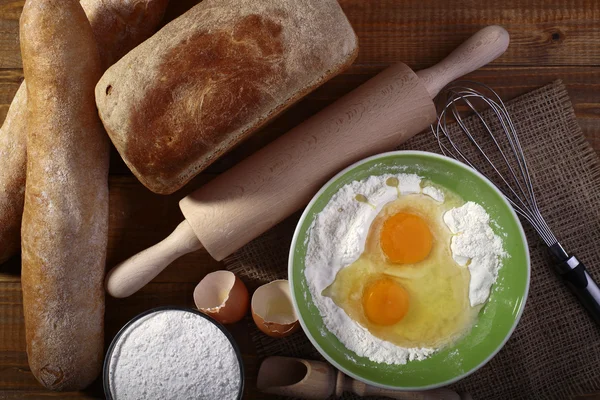 Taze ekmek loafs — Stok fotoğraf