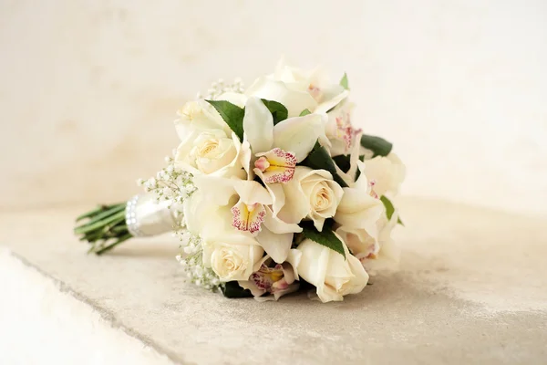 Bellissimo bouquet da sposa delicato Immagini Stock Royalty Free