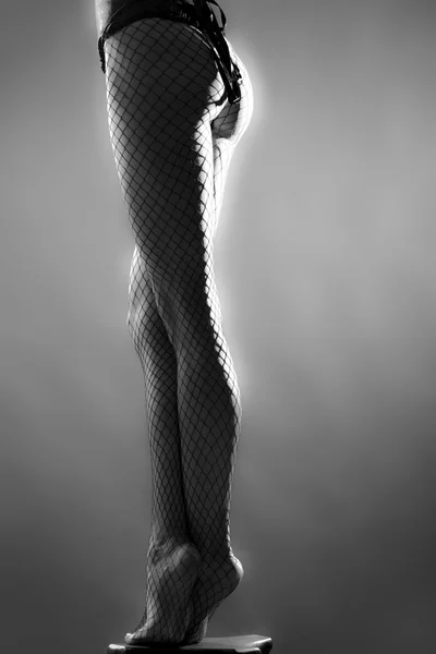 Pernas femininas retas — Fotografia de Stock