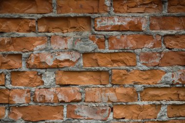 Eski tuğla duvarın arka planı