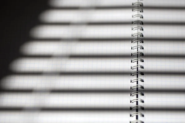 Blank notebook closeup — Stock Photo, Image