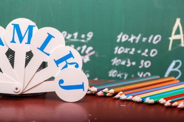 School colorful stationary