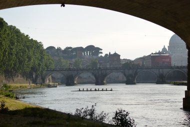 İtalya, Roma Santangelo Bridge'de görüntülemek