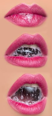 Kabarcık kadın ağzıyla