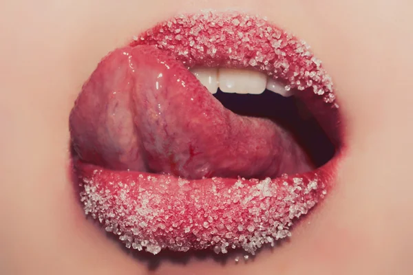 Süßer Mund — Stockfoto