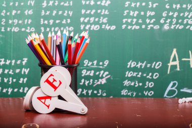School colorful stationary