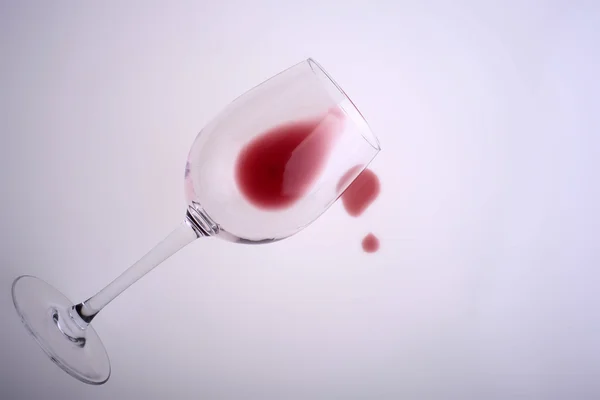 Copa de vino acostado — Foto de Stock