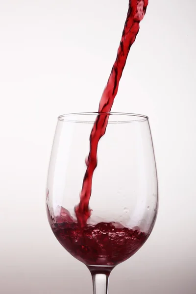 Vaso con vino tinto — Foto de Stock