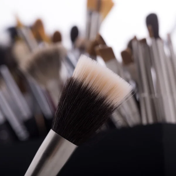 Make-up brush closeup — Stock Photo, Image