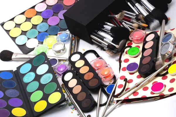 Kleurrijke make-up set — Stockfoto