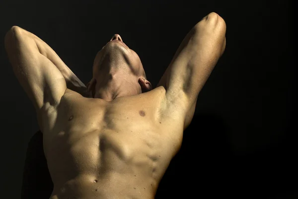 Sexuální nahý muž — Stock fotografie