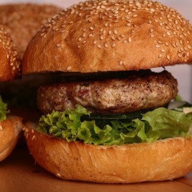 Big burgers with cutlet