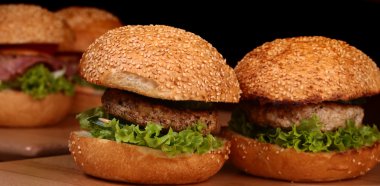 Big burgers with cutlet