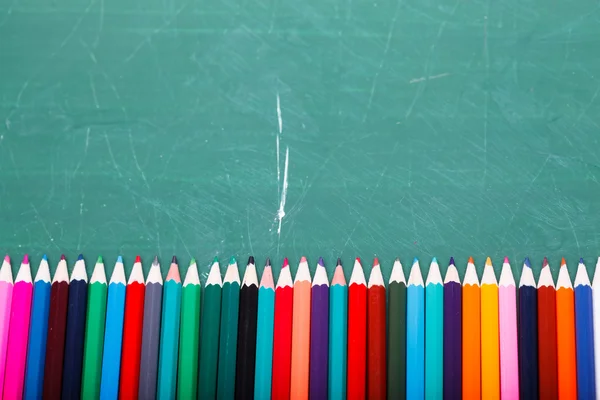 Pencils in row — Stock Photo, Image