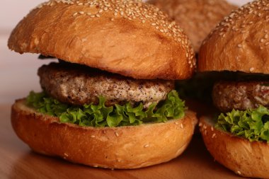 Big burgers with cutlet