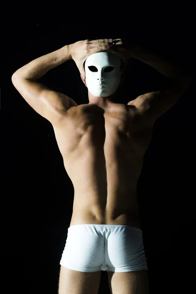 Homme avec masque — Photo