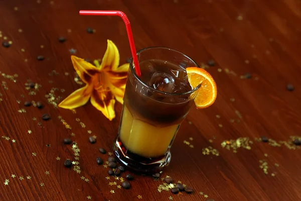 Soft coffee cocktail — 图库照片