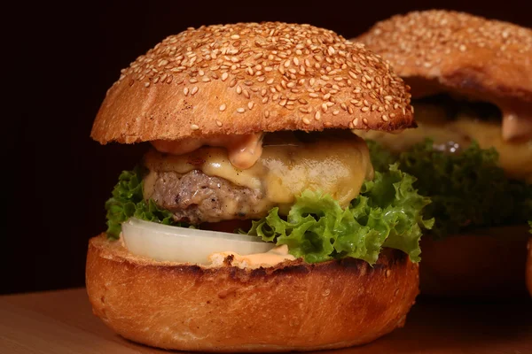 Leckerer Burger — Stockfoto