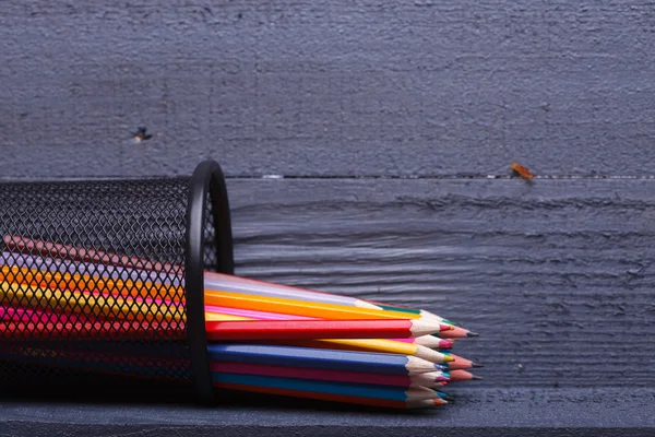 Барвисті олівці — стокове фото