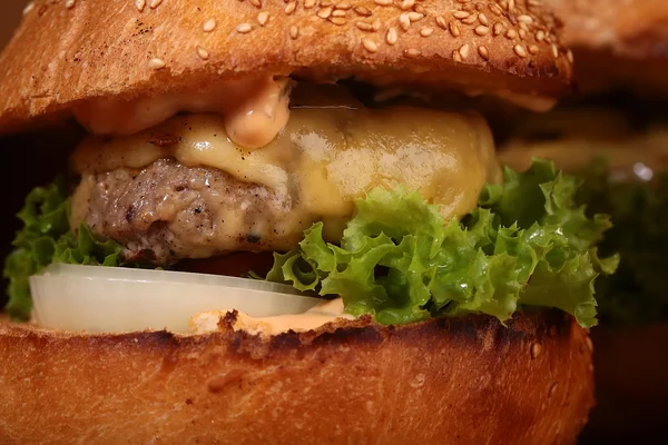 Leckerer Burger — Stockfoto