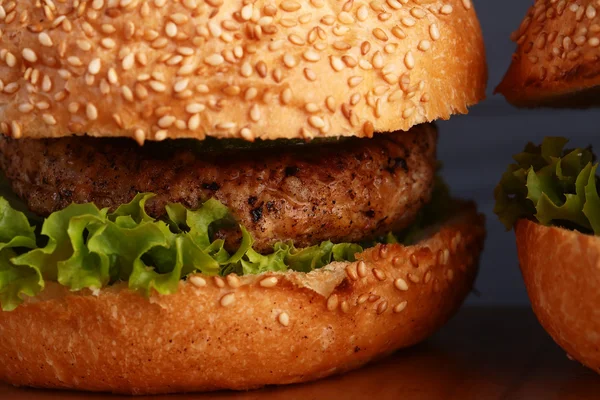 Läckra burger — Stockfoto