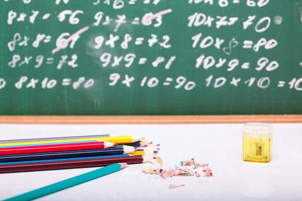 Conjunto de escola colorida — Fotografia de Stock