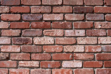 Tasarım için tuğla duvar dokusu. Damgalamak için tuğla duvar arka planı. İnşaat için tuğla duvar yüzeyi. Mimarlık için tuğla duvar deseni