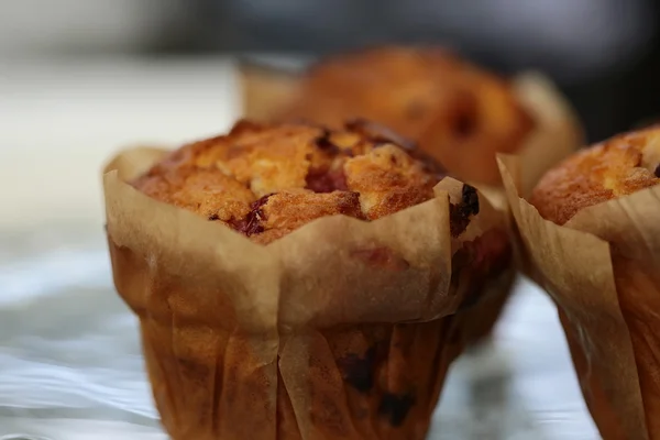 Alguns muffins de baga — Fotografia de Stock