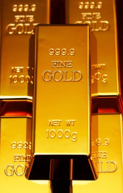 Lüks külçeler için değerli metalden yapılmış altın külçeler. Lüks altın külçeleri. Yatırımda altın külçesi. Birikimleriniz için altın