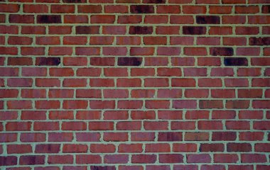 Tuğla duvar arka planı. Tuğla duvarın desenli arka planı. Tuğla. Duvarın arkasında tuğla var. Grunge, duvar deseni. Duvar kağıdı dokuyu tuğlalar
