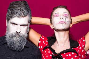 Halloween painted pair