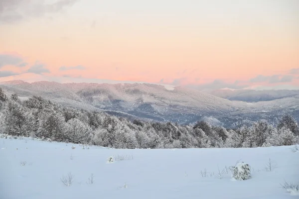 Piękny zimowy krajobraz — Zdjęcie stockowe