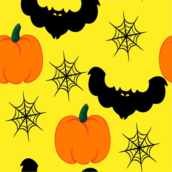 Joinless bat pumpkin web — Stockový vektor