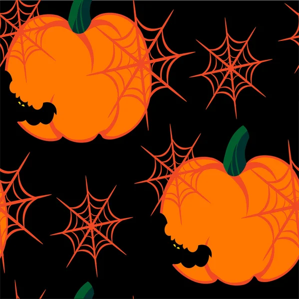 Joinless pumpkin web — Stockový vektor